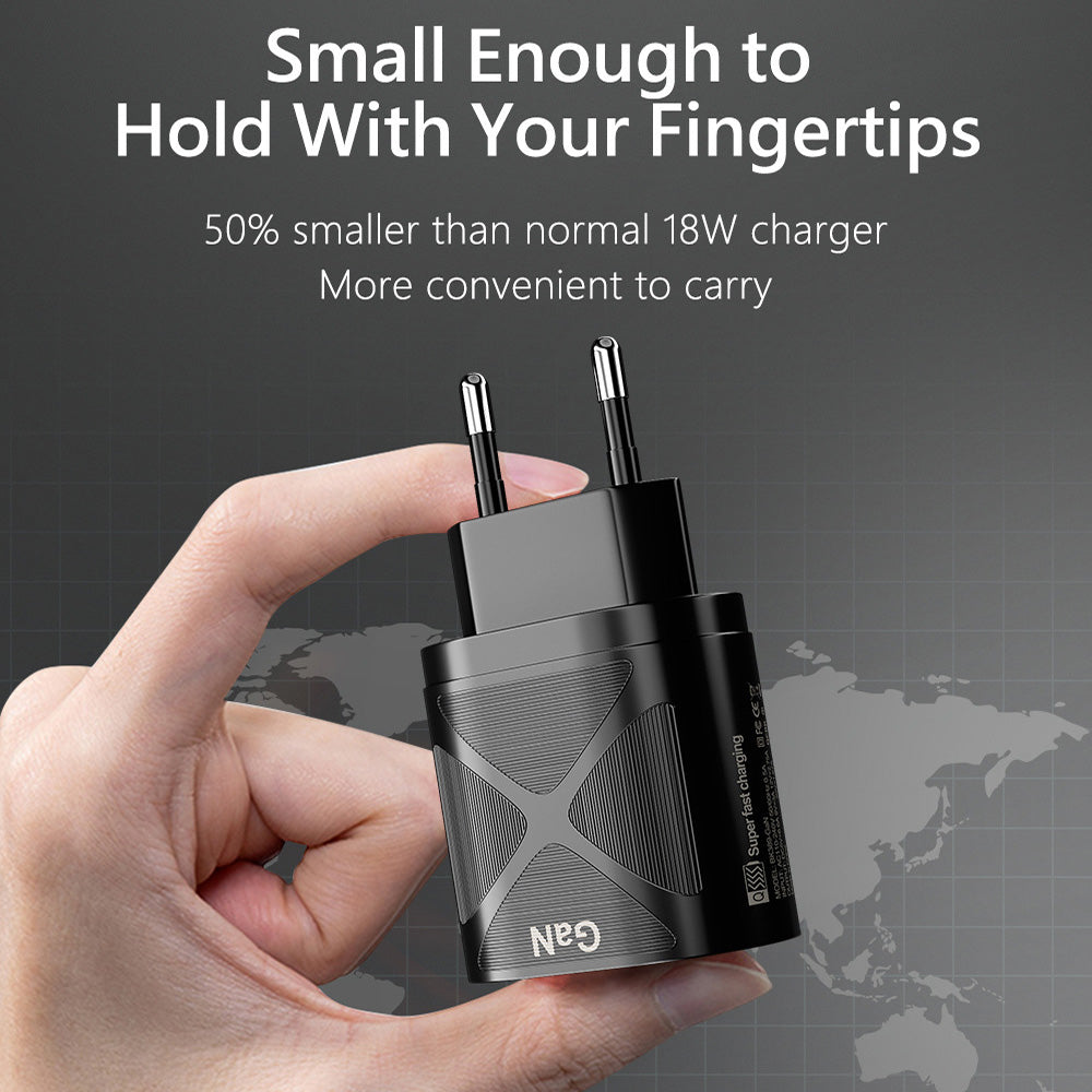 65W GaN PD Fast-Charging Mobile Phone & Laptop Adapter
