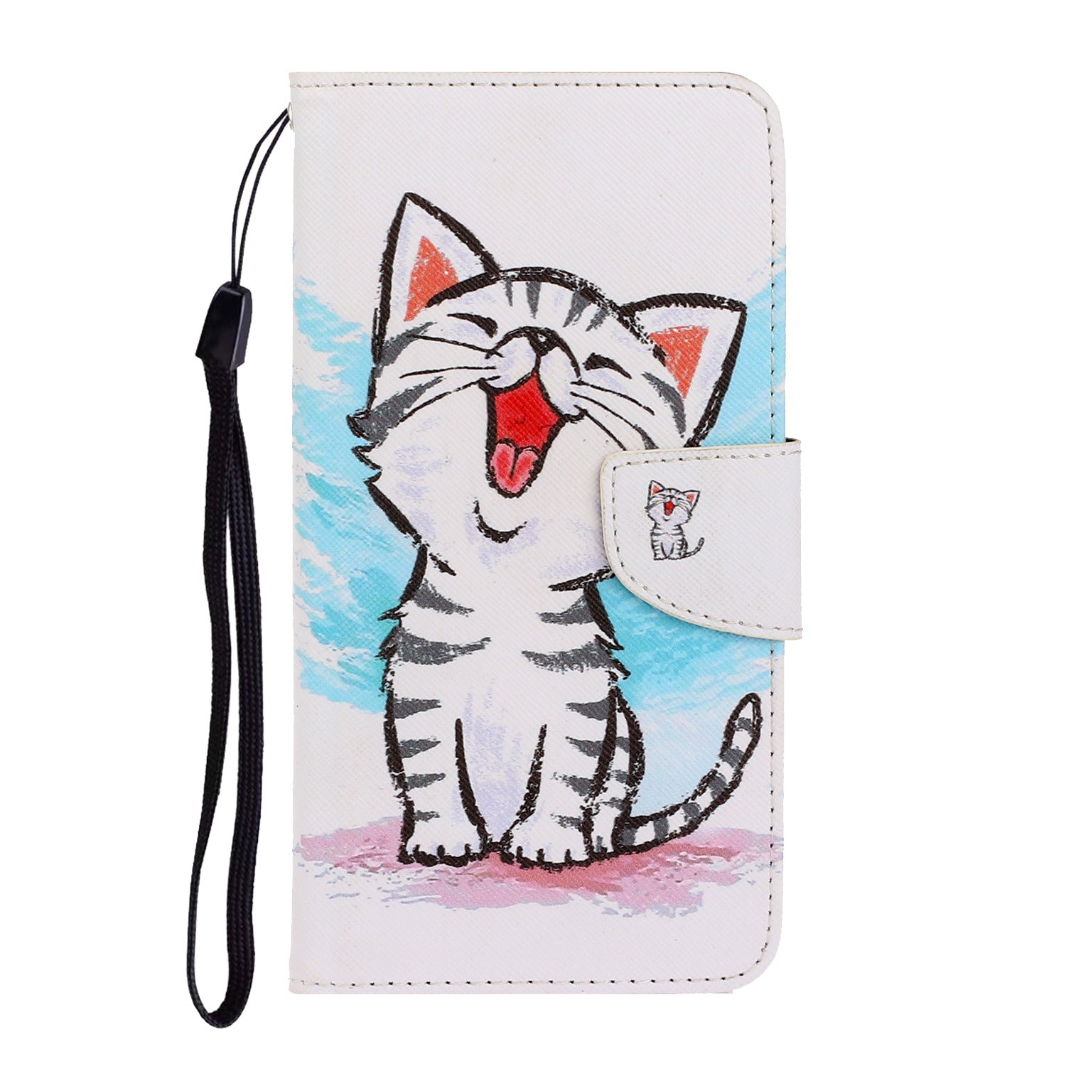 Artistic Cat Leather Case for Xiaomi 10 Pro